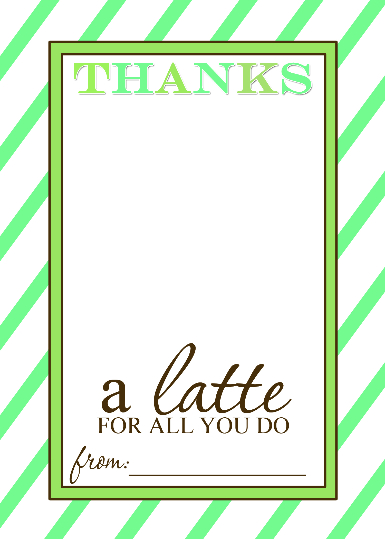 Thanks A Latte Teacher Appreciation Gift Idea With FREE Printable 