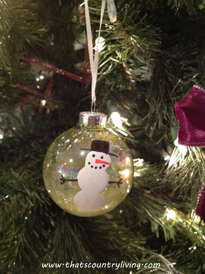 snowman ornament 92