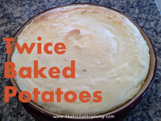 Twice Baked Potatoes Title