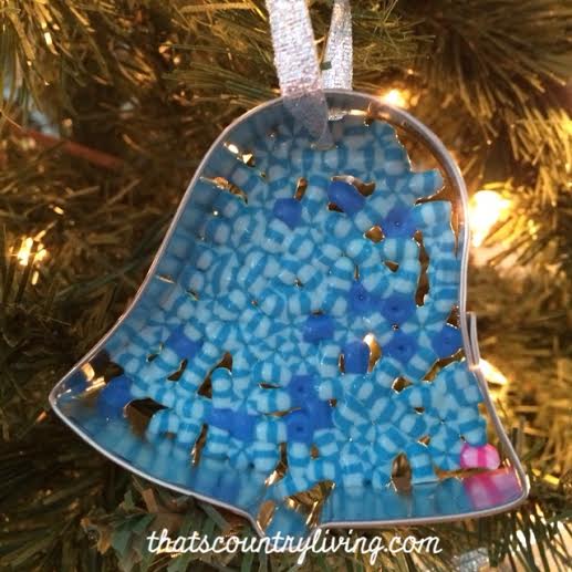 perler bead cookie cutter ornament 1