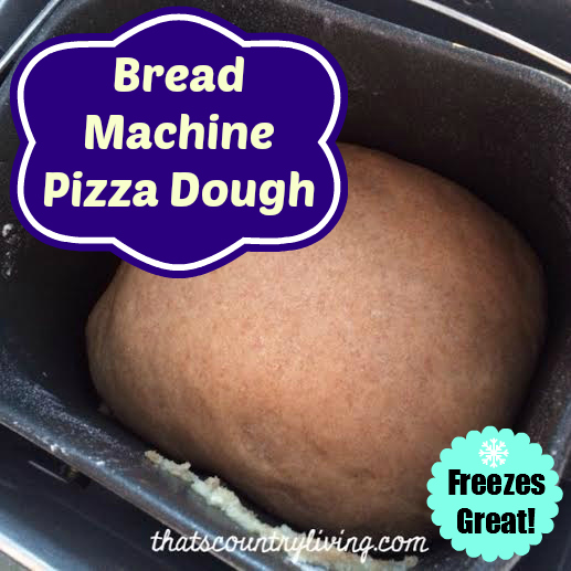 bread machine pizza dough title